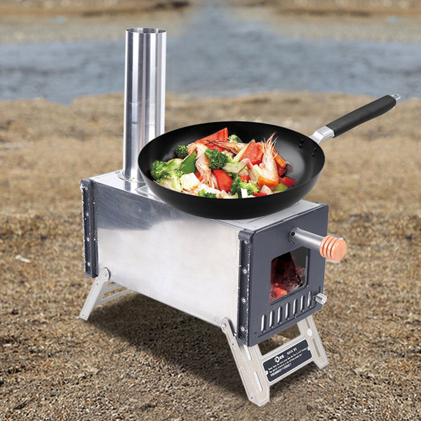 CNCEST Portable Camp Stove Stovetent Stove Hunting Fishing Stove Backpacking Stove Outdoor Stove